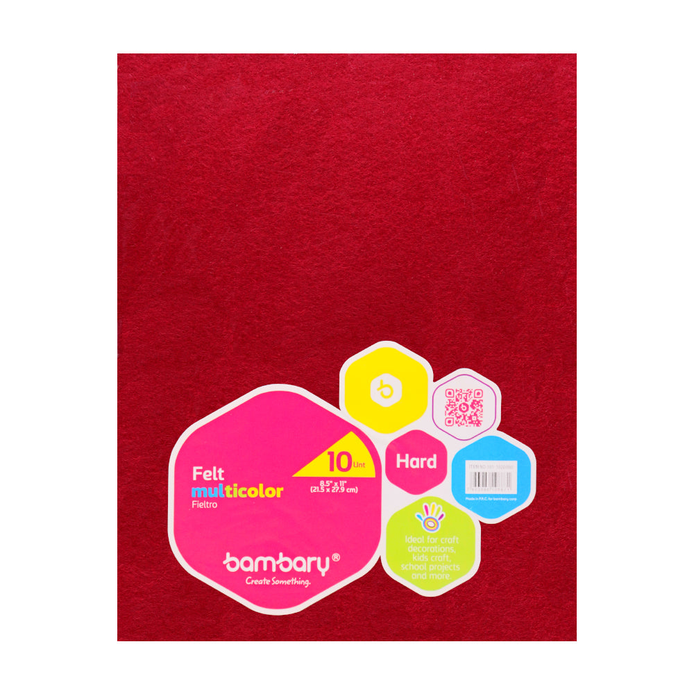 FIELTRO MULTICOLOR  10 UND  BAMBARY  [1020/050]