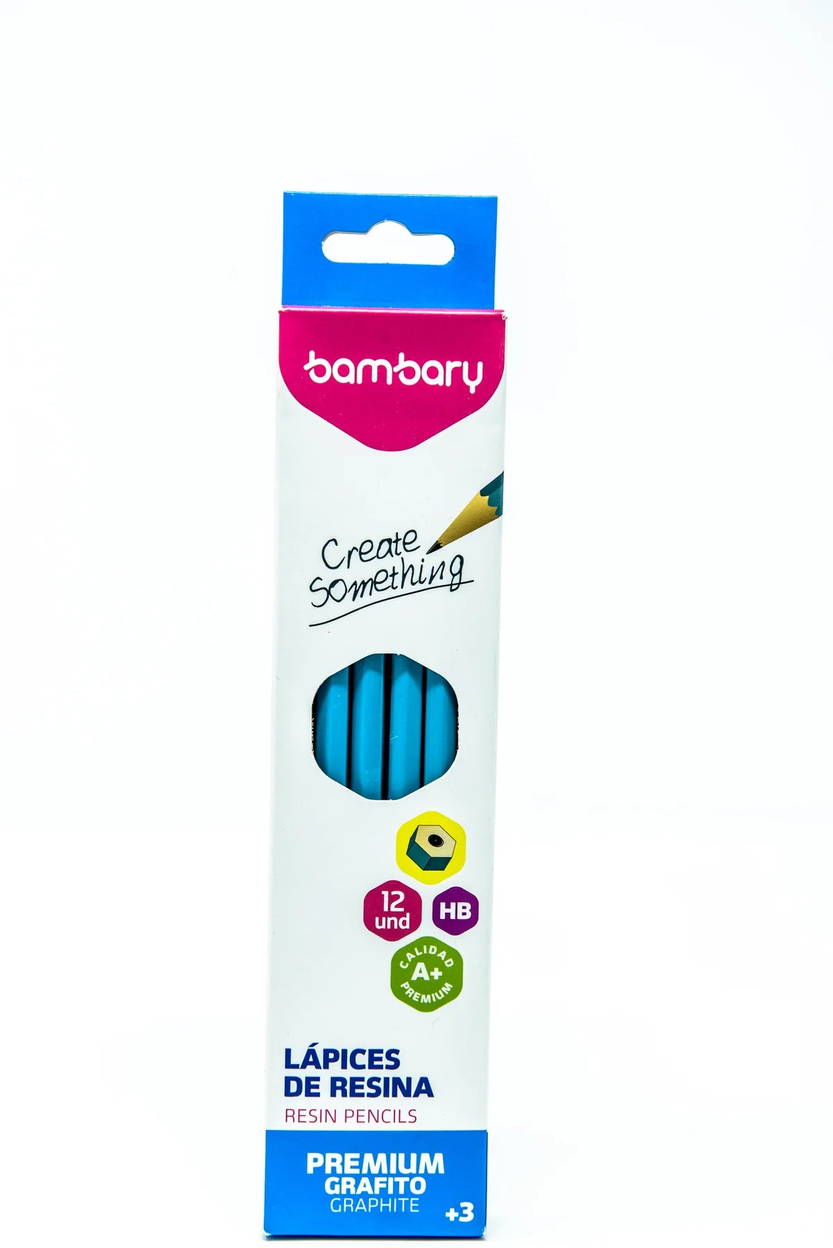 Lápiz Carbón Azul 12/1 Premiun Bambary 1005/002