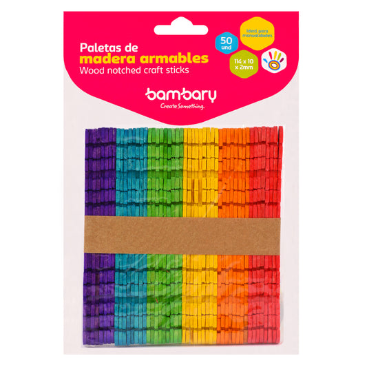PALETAS DE MADERA  50 UND ARMABLES   BAMBARY  [1015/050]
