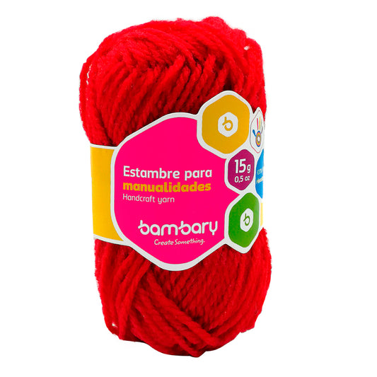 HILO DE LANA ROJO   15 g  BAMBARY [8010/105]