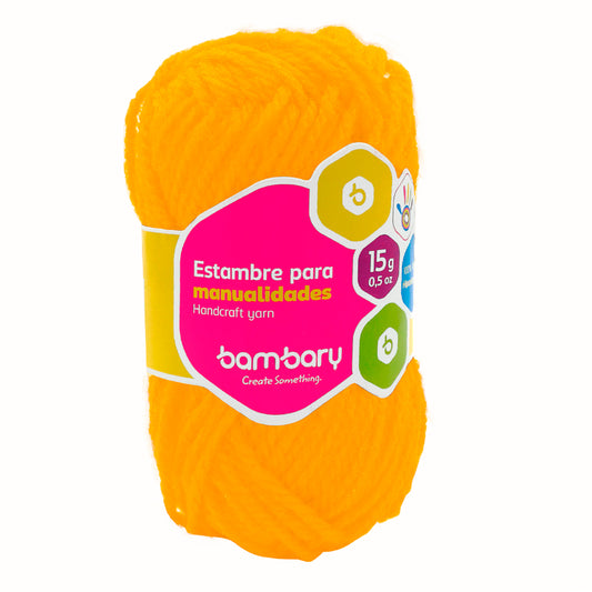 HILO DE LINO COLOR AMARILLO 15 g BAMBARY [8010/218]