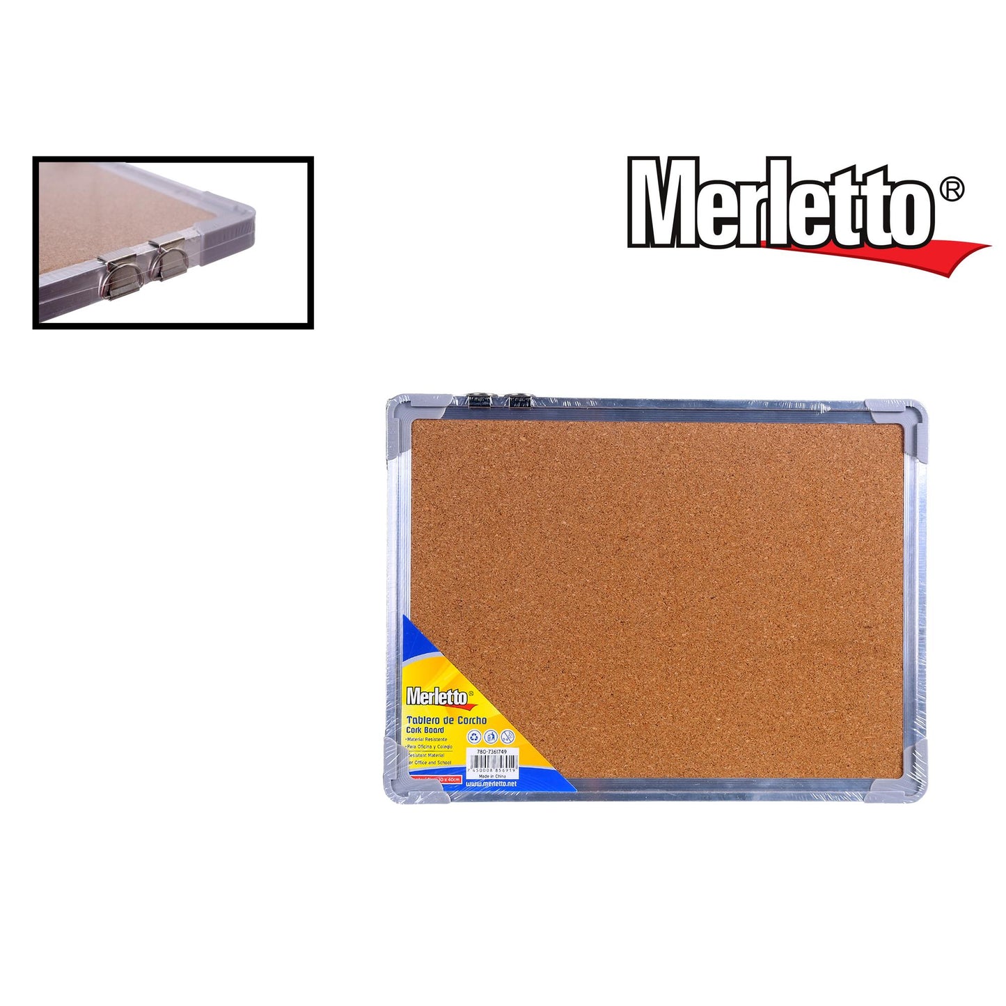 Pizarra Corcho 12X15 Merletto 780-7361749