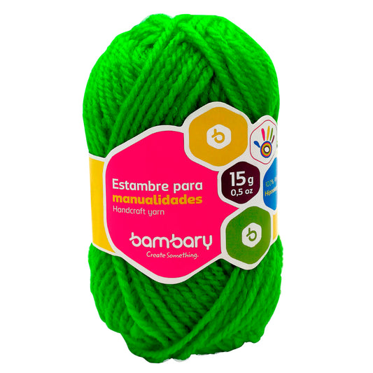 HILO DE LINO COLOR VERDE 15 g  BAMBARY [8010/300]