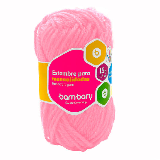 HILO DE LINO ROSADO PASTEL 15 g BAMBARY [8010/638]