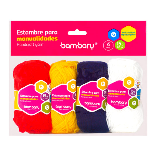 HILO DE LINO SET 4 UND 15 g  BAMBARY [8034/080]