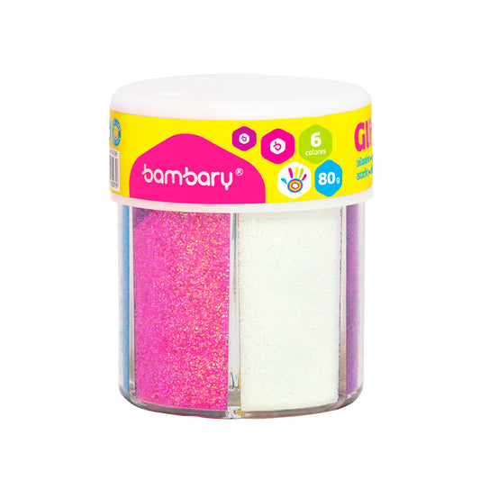 ARENILLA DE  6 COLORES 80 g BAMBARY [0145/072]