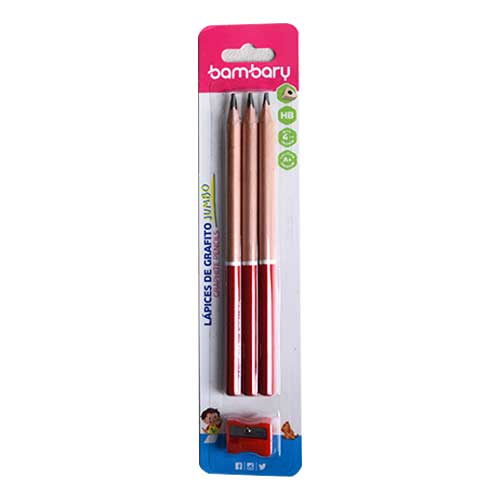 Lapices jumbo 3/1 Bambary  1020/000