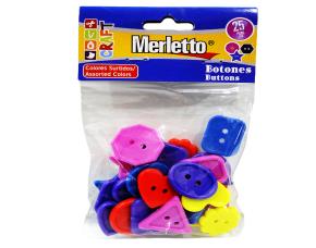 Botones Figuras de Colores 25/1 Merletto 2684