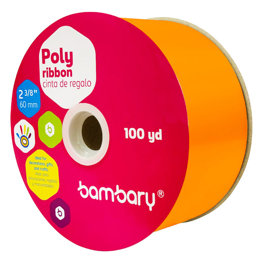 CINTA PLASTICA AMARILLA 100 Y [2] 3/8''  60 mm  BAMBARY [1060/150]