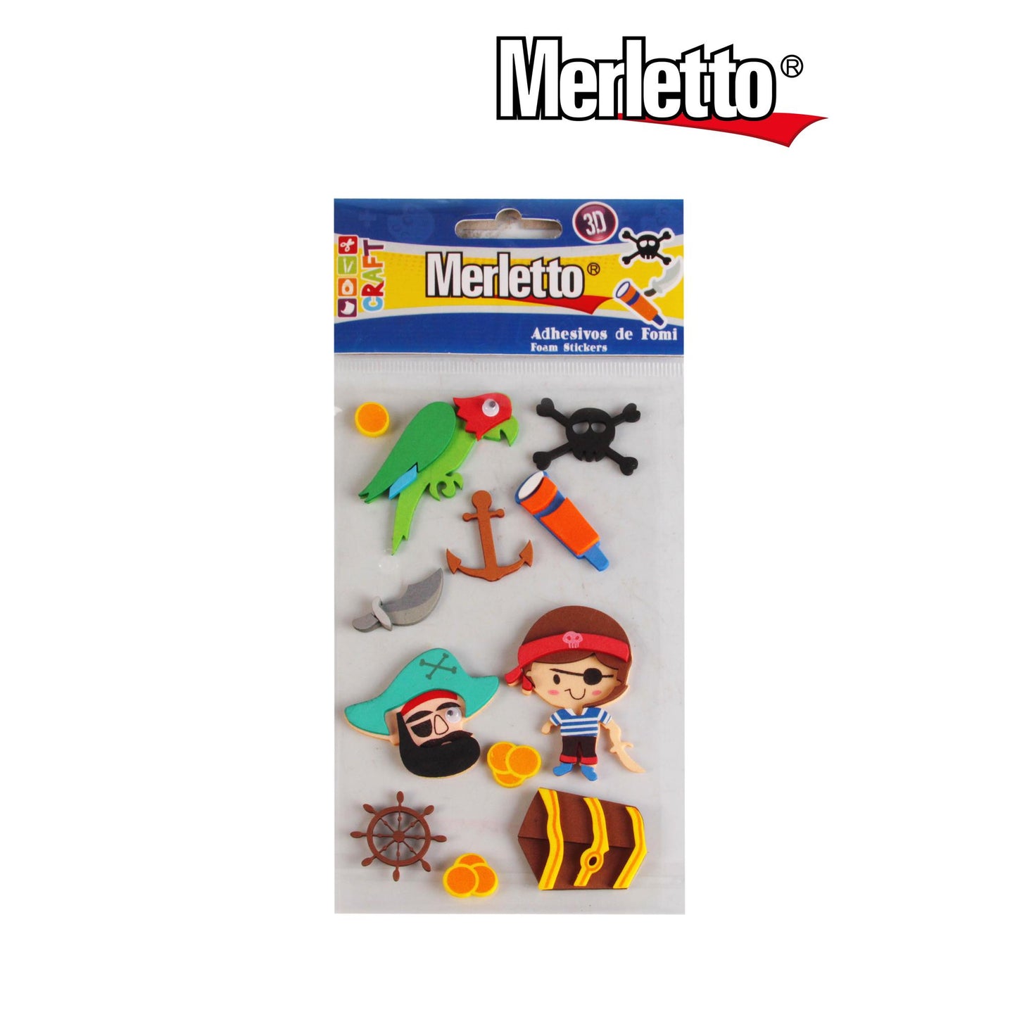 Foamy Figuras de Pirata Merletto 2746