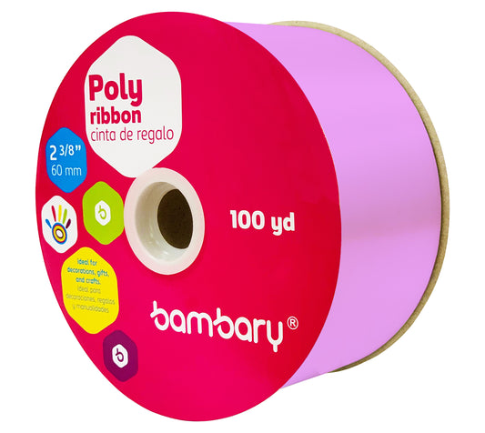 CINTA PLASTICA LILA 100Y [2] 3/8'' 60mm BAMBARY [1060/575]