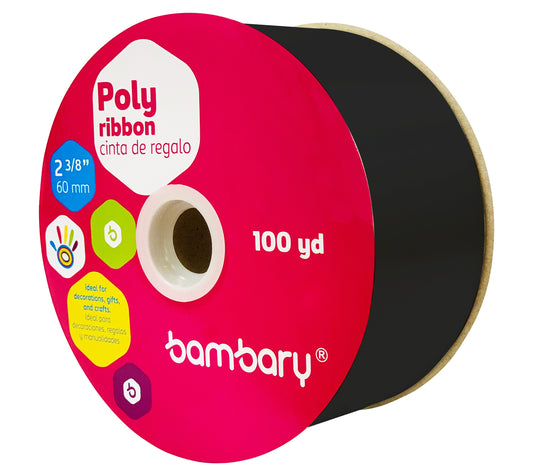 CINTA PLASTICA NEGRA 100Y [2] 3/8'' 60mm BAMBARY [1060/960]