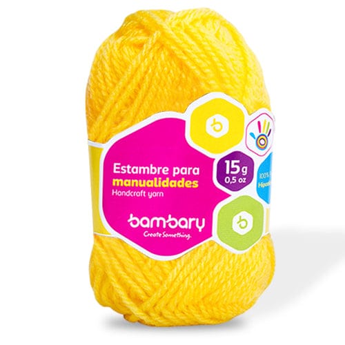 Hilo de lana  AMARILLO 15g Bambary 8010/220