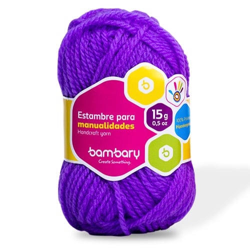 Hilo de lana MORADO 15g Bambary 8010/540