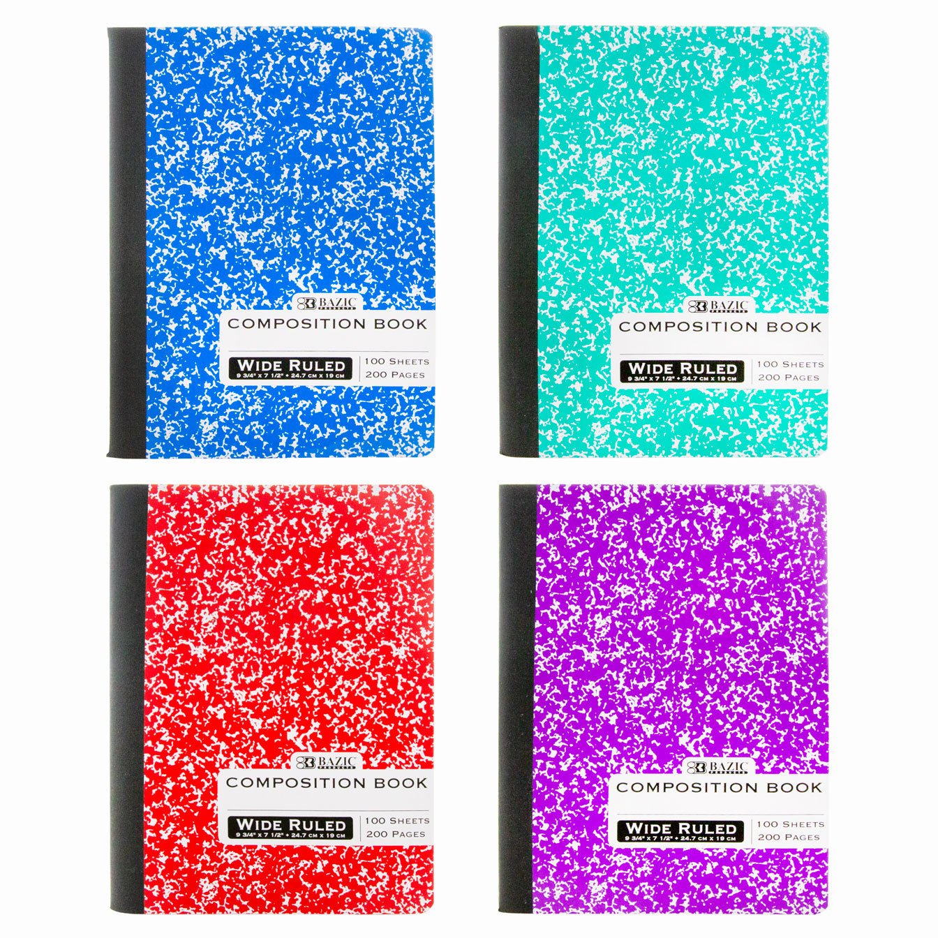 CUADERNO COLOR  BAZIC  [509]