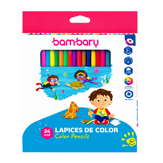 LAPIZ DE COLOR 24/1  BAMBARY 1505/102
