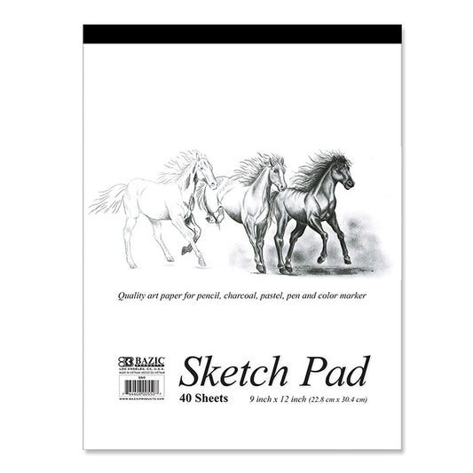 CUADERNO DIBUJO SKETCH BAZIC 40 HOJAS  9 X 12'' [550]