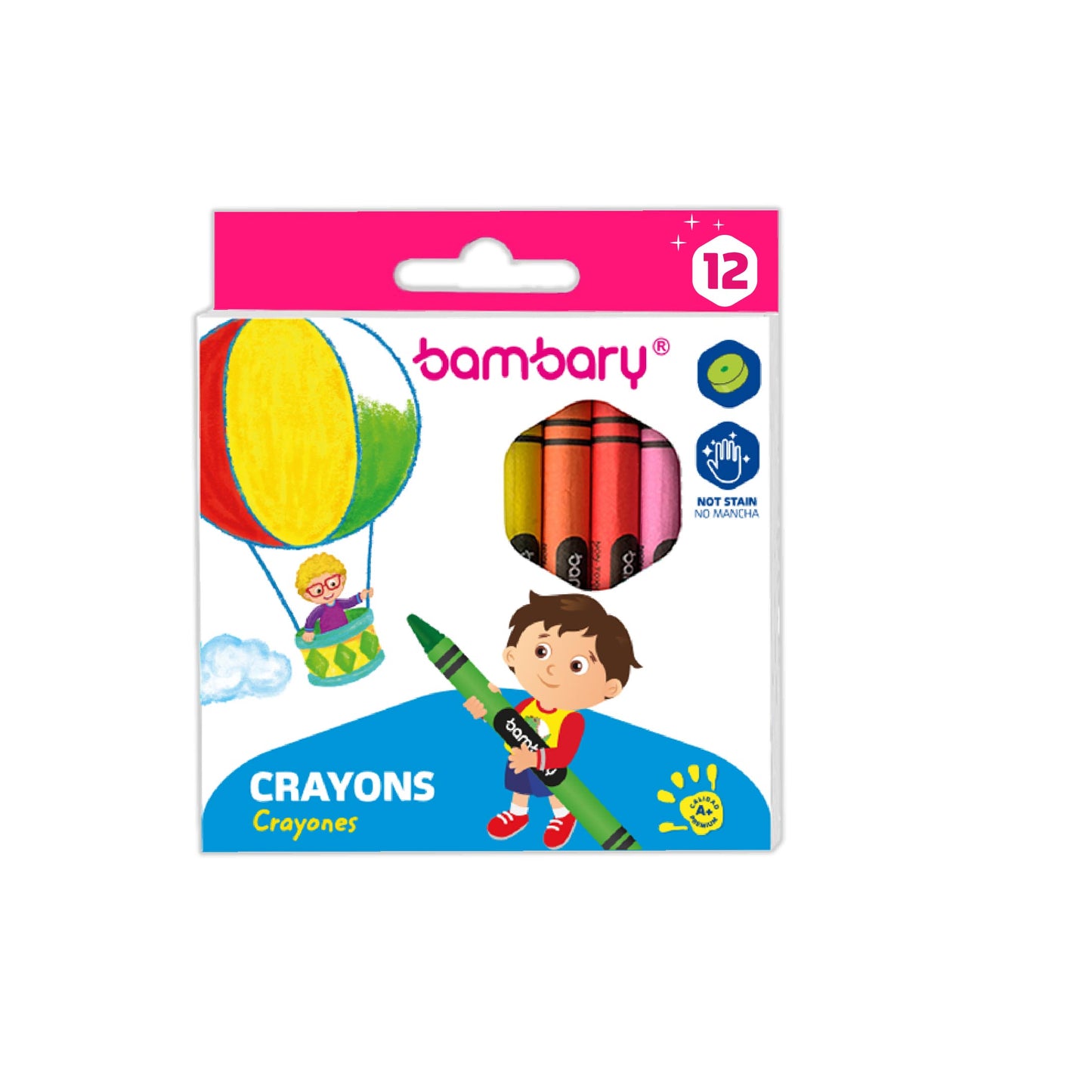 CRAYONES DE CERA  12/1  BAMBARY  [2015/200]