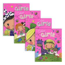 LIBRO DE COLOREAR GIRLS GLITTER BAZIC [72780]