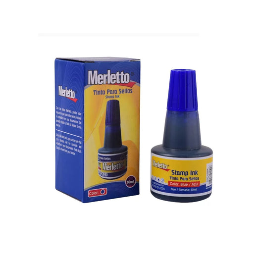 Tinta Gotero Azul 30ml Merletto 780-149326609