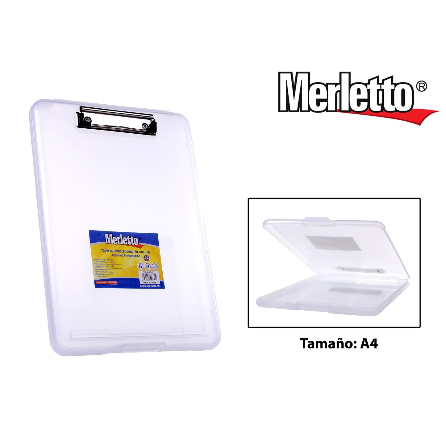 Tabla Archivadora C/Tapa Clear Merletto 780-1607897