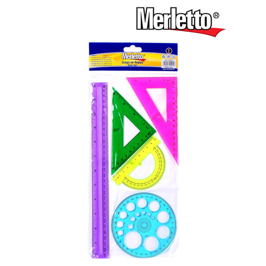 Set Geométrico Color Merletto 5 piezas