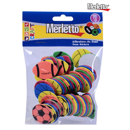 Foamy Pelota Deporte 70pzs Merletto 780-4637360