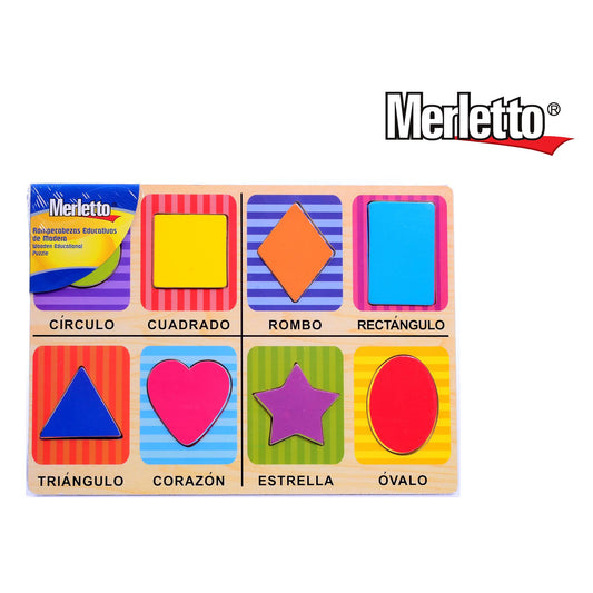 Juego Madera Figura Geométricas Merletto 780-6800616