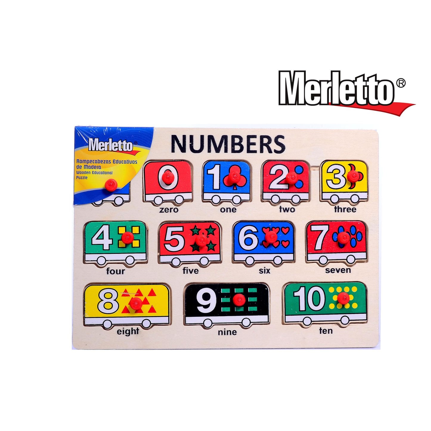 Juego Educativo Numero  Encaje Merletto 780-6801868