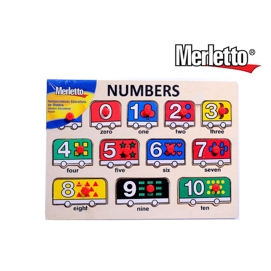 Juego Educativo Numero Merletto 780-6801868