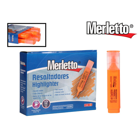 Resaltador Naranja 12/1 Merletto