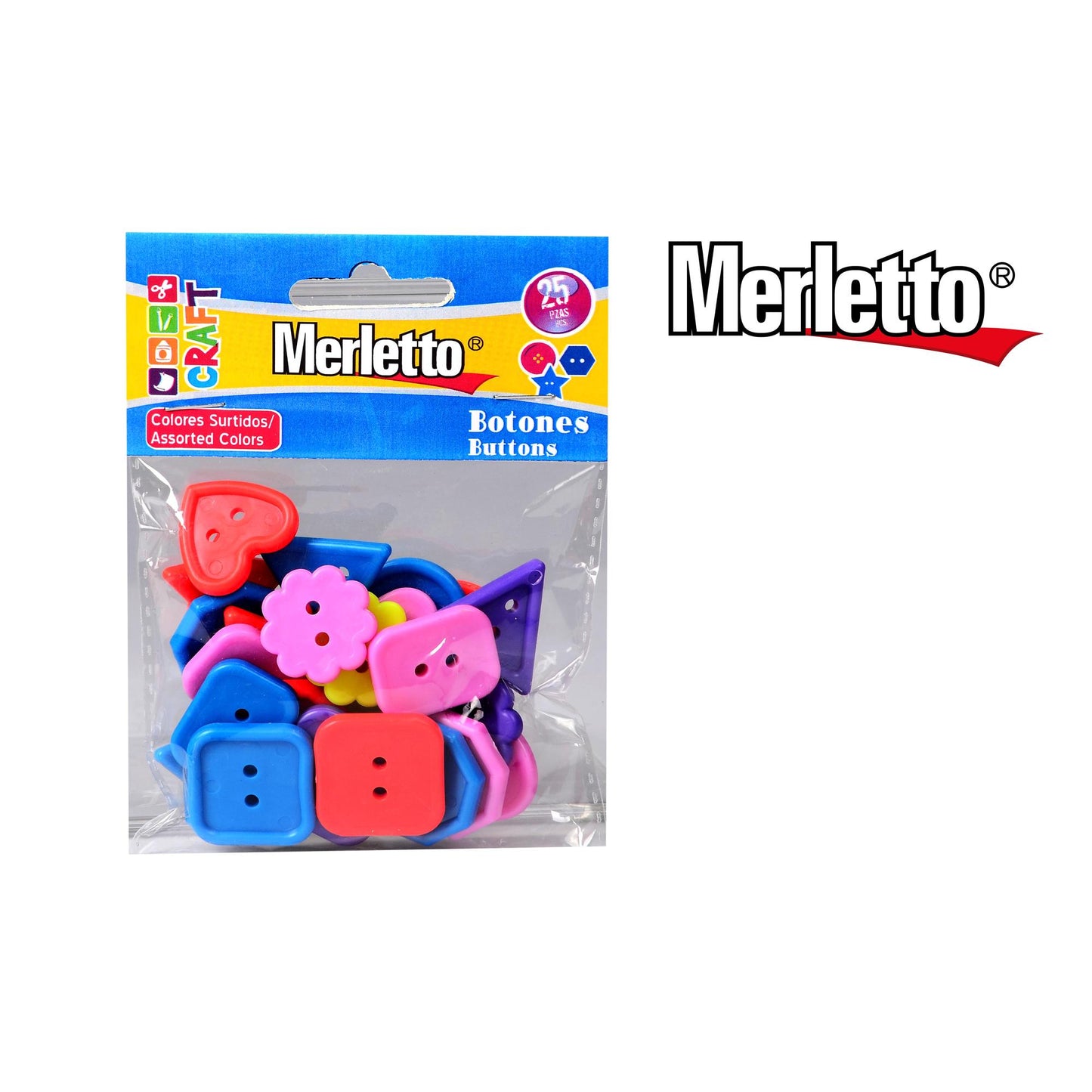 Botones Con Formas Merletto 25/1