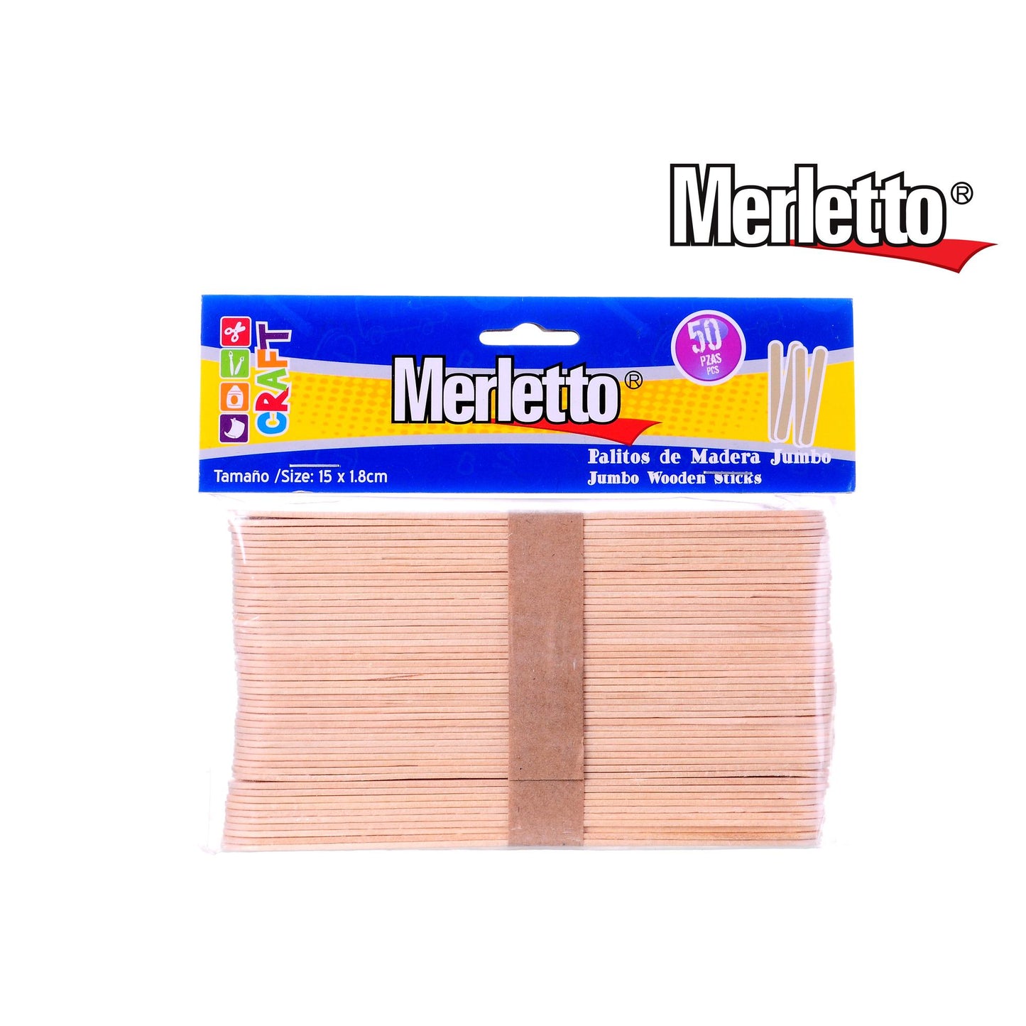 Palitos Jumbo Natural 50/1 Merletto 785-7522761