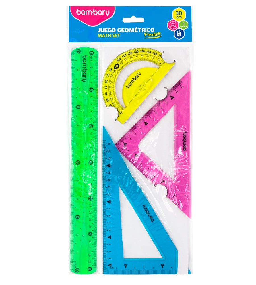 JUEGO DE REGLAS MOLDEABLE  30 cm BAMBARY [6005/052]