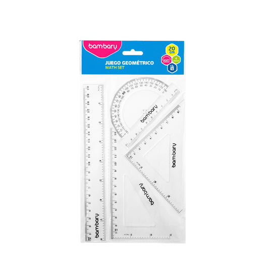 JUEGO DE REGLAS 20 cm BAMBARY  [6010/020]