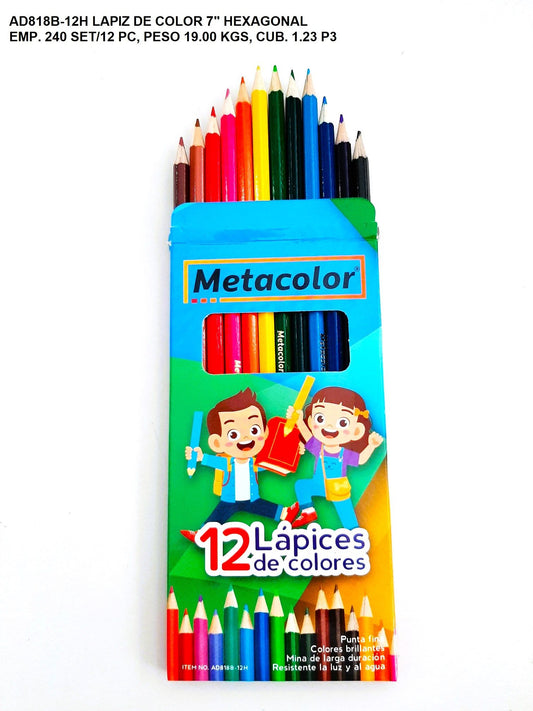 Lápiz Colores 12/1 Metacolor