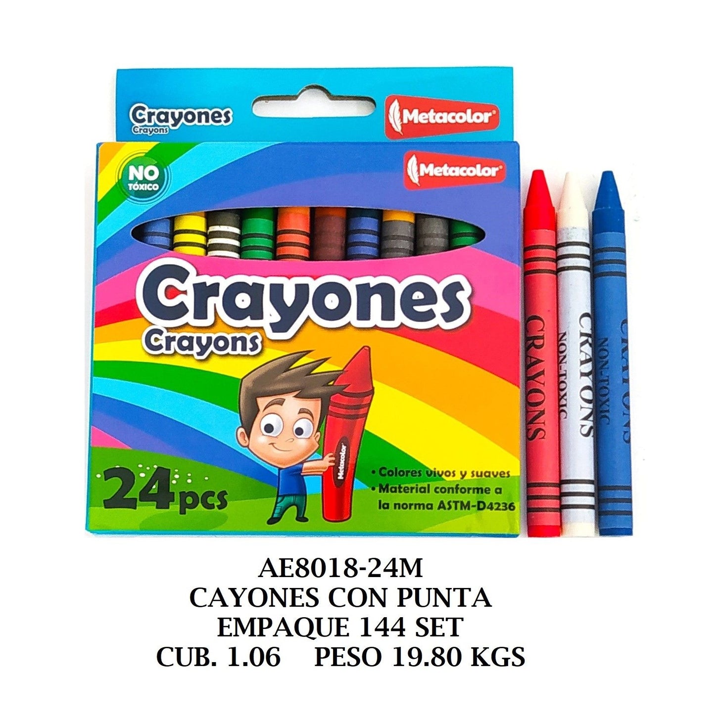 Creyones Finos 24/1 Metacolor