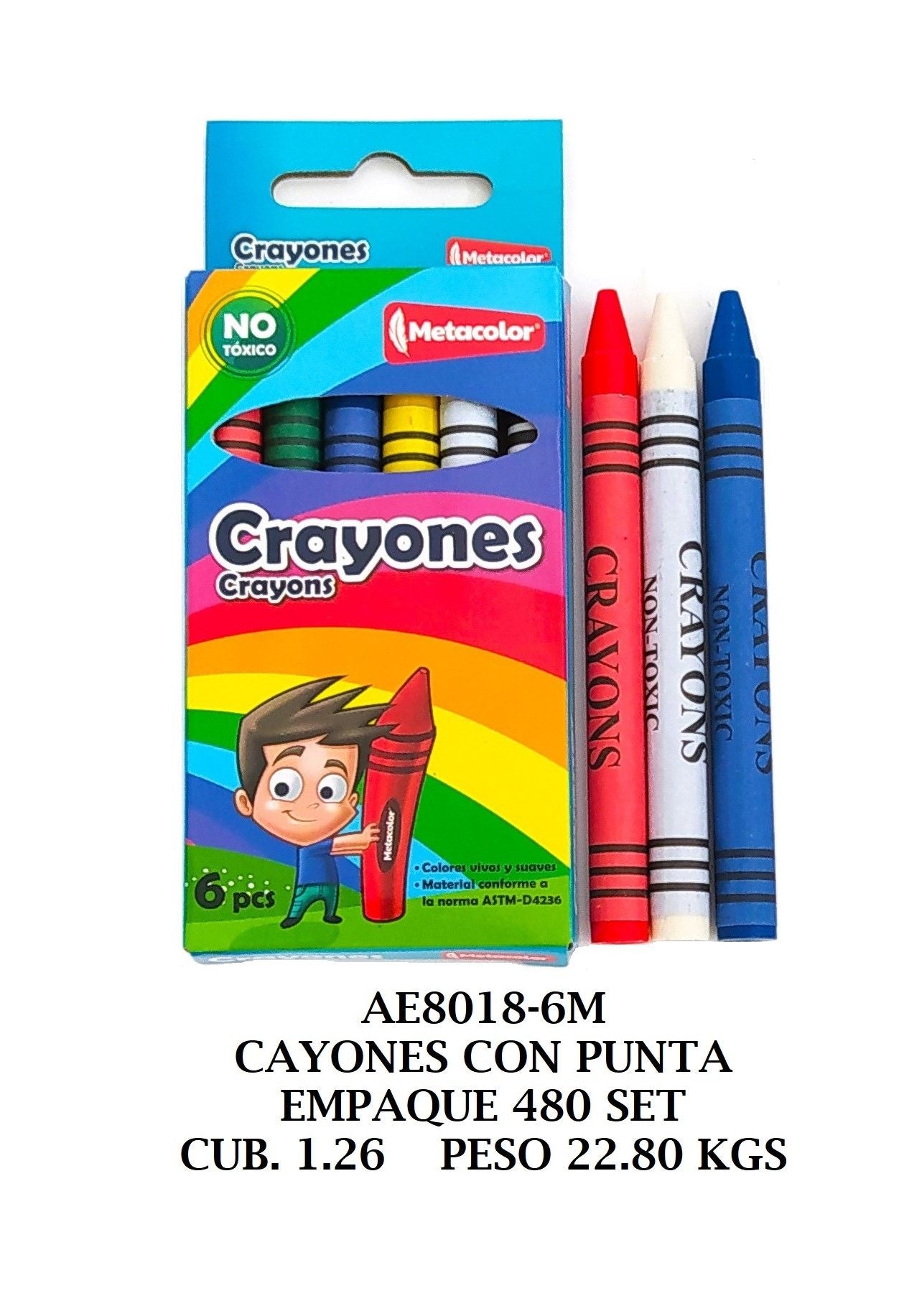 Creyones Jumbo a6/1 Metacolor