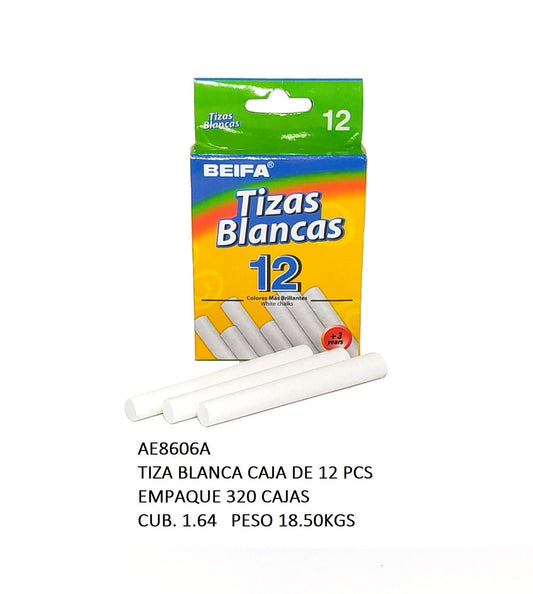 Tizas Blanca 12/1 BEIFA  AE8606