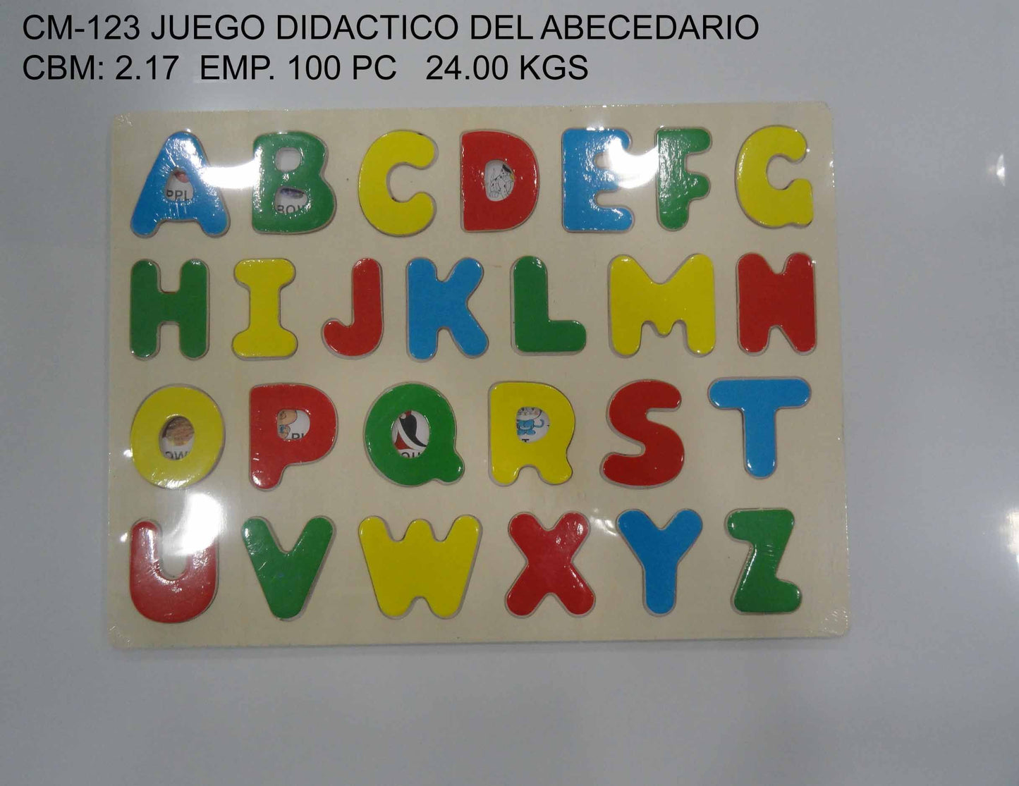 Juego Educativo Abecedario Madera  BEIFA  CM-123