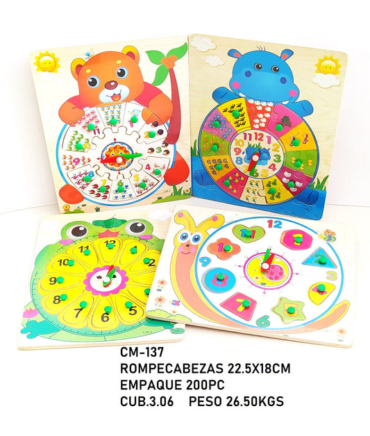 Juego Educativo Reloj AMINAL BEIFA CM-137