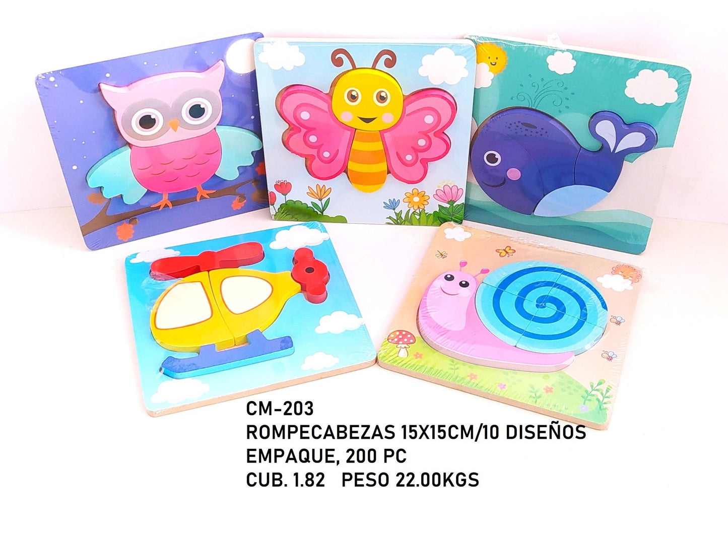 Juego Educativo Animales Madera BEIFA        CM-203