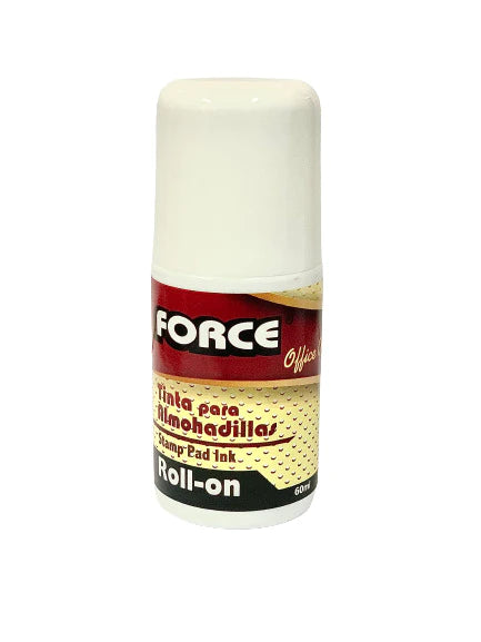 Tinta Roll On 60ml Negra FORCE   FC-060 2BK